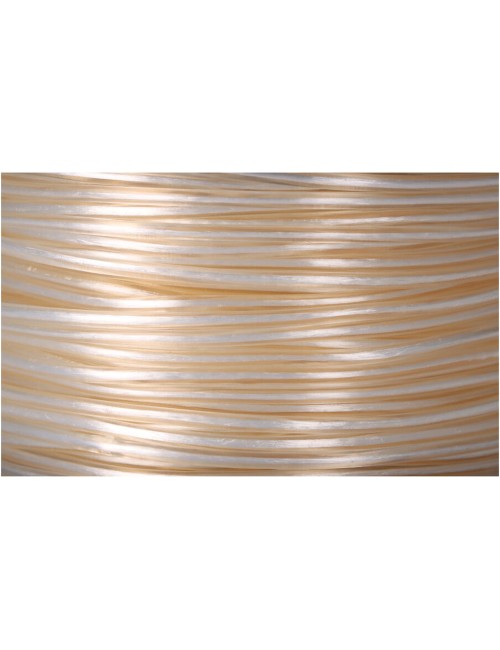 Cordón multifilamento revestido pvc blanco, calibre 5 mm x 100 m