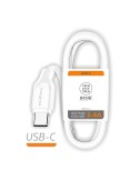 Cable usb-a a usb-c 1 m blanco