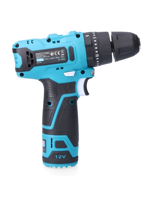 Kit taladro percutor 12 v con accesorios, bateria y cargador