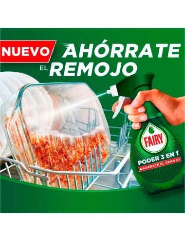 Spray vajillas sin remojo poder 3 en 1 500 ml