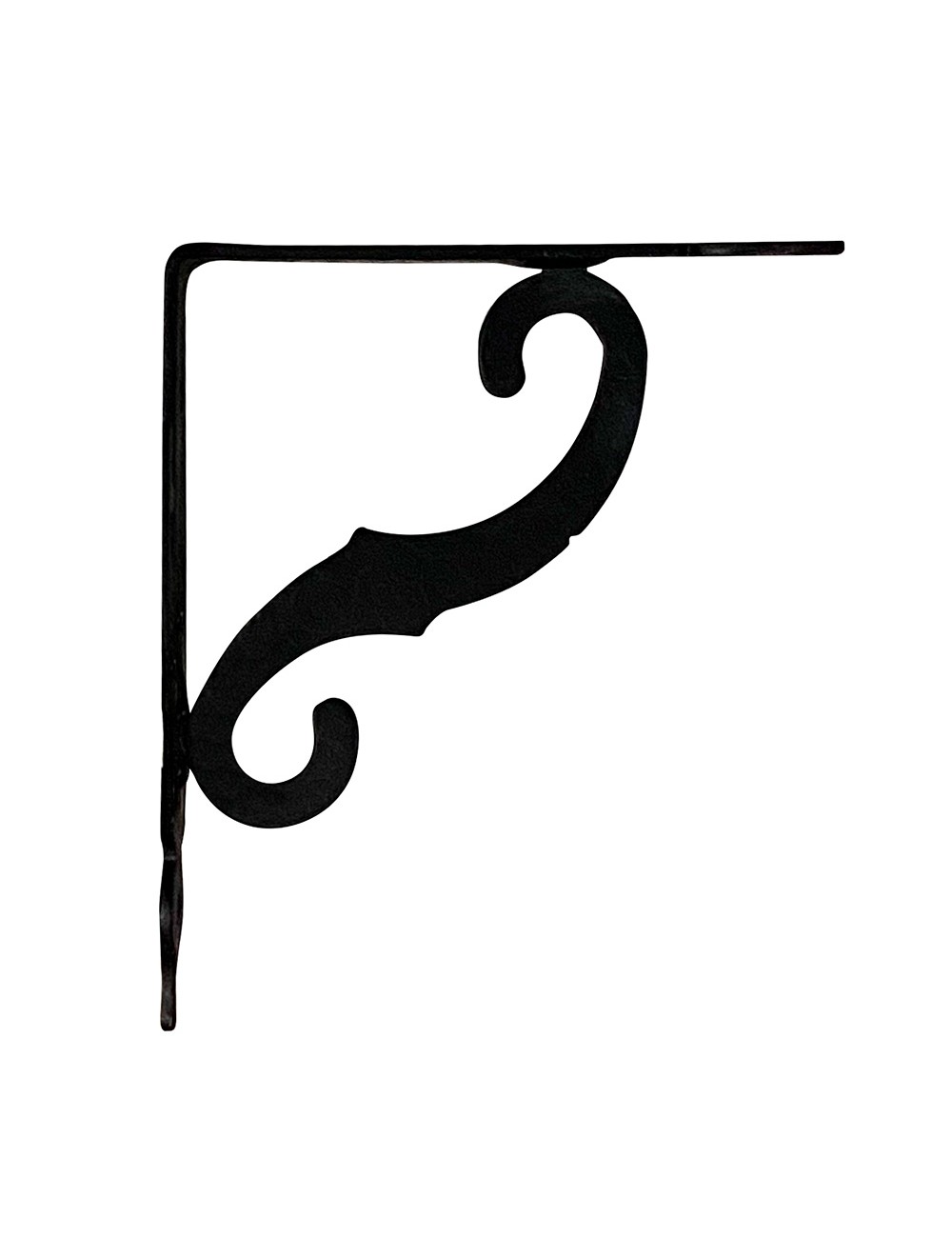 Escuadra ornamental plm05 negro 155 x 110 mm