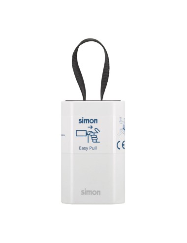 Base móvil 2p+tt schuko salida frontal 10 a 250 v~ facil extraccion blanca