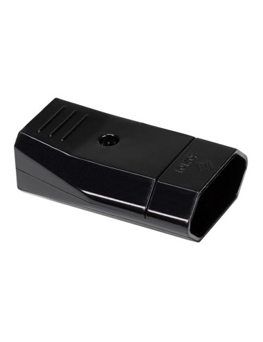 Base móvil 2p 10 a 250 v~ negra