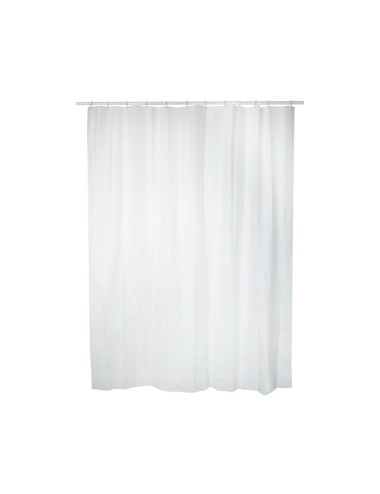 Cortina de baño basic blanca 140 x 180 cm