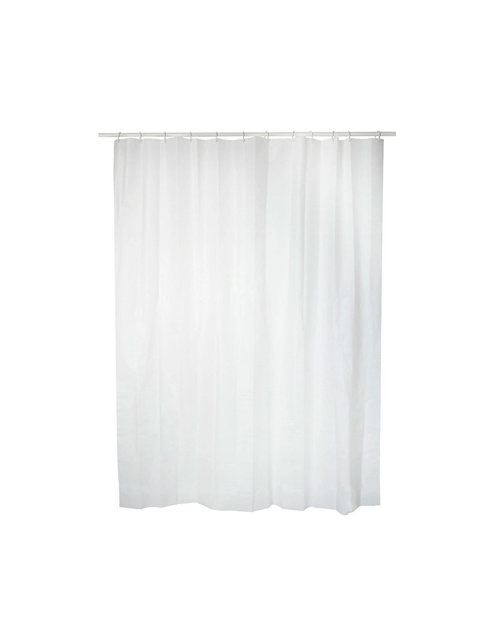 Cortina de baño basic blanca 140 x 180 cm