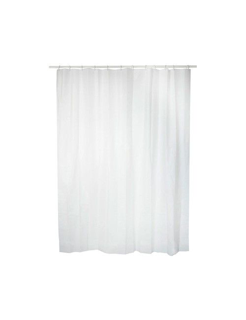 Cortina de baño basic blanca 140 x 180 cm