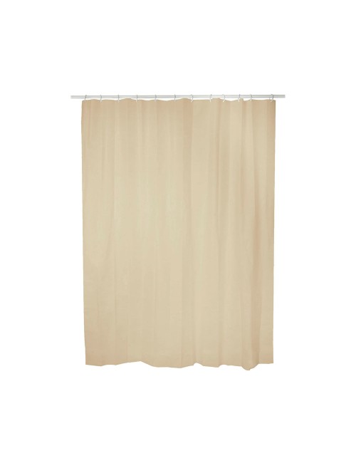 Cortina de baño basic beige 140 x 180 cm