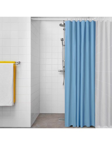 Cortina de baño basic azul 180 x 180 cm
