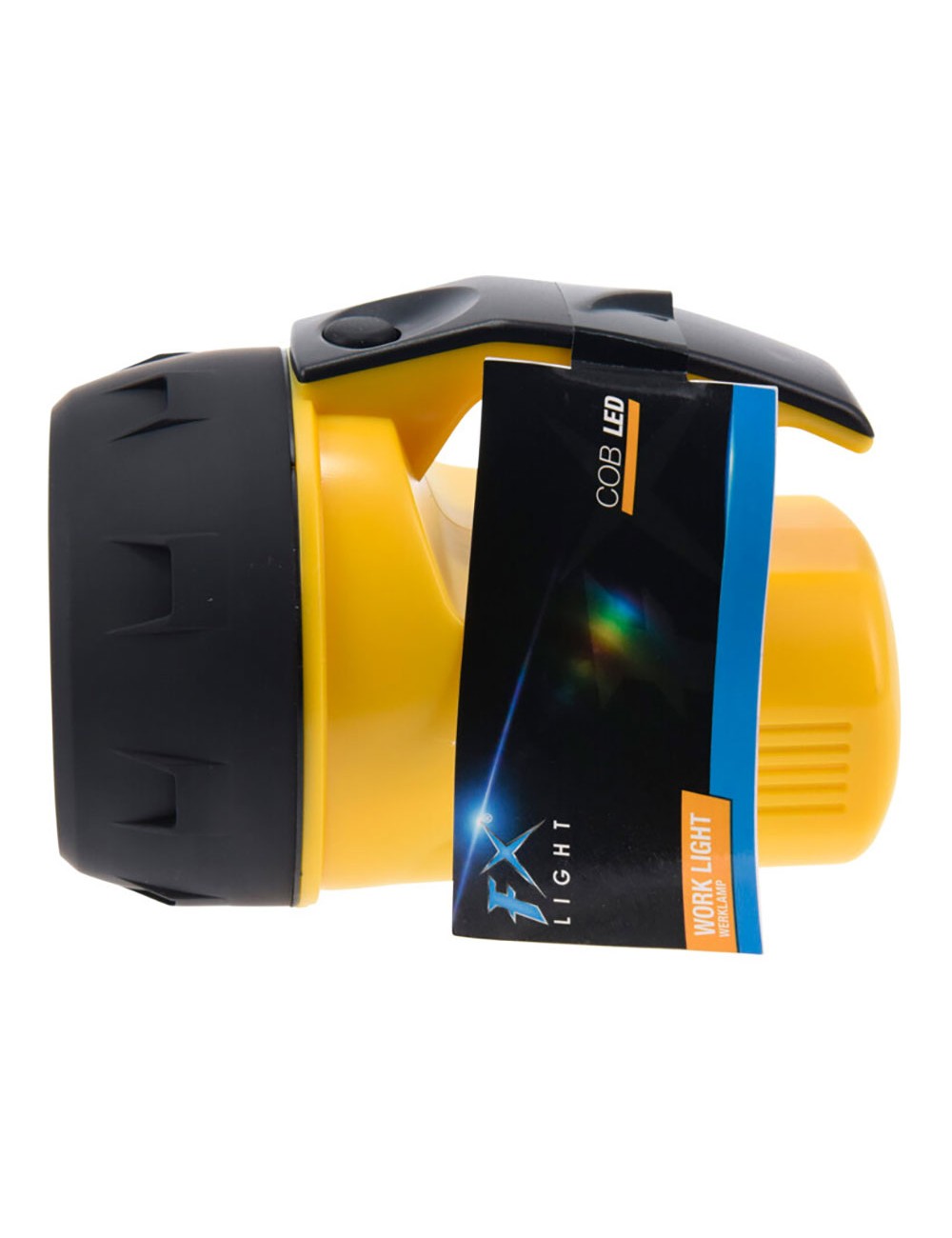 Linterna led de mano 180 lm, 4 x aa (no incluidas), amarilla, ø80 x 143 mm