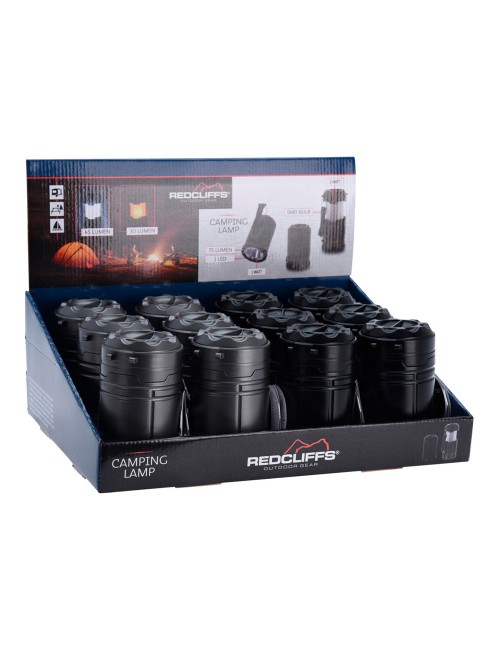 Farol led de camping doble función, 3 x aa, colores surtidos, ø90 x 145 mm