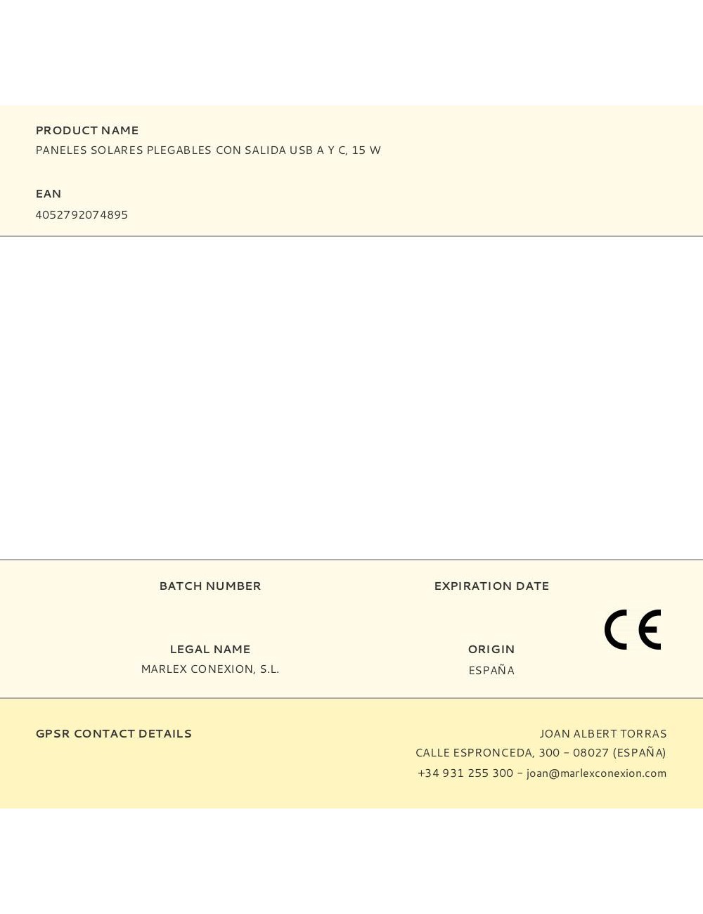 Paneles solares plegables con salida usb a y c, 15 w