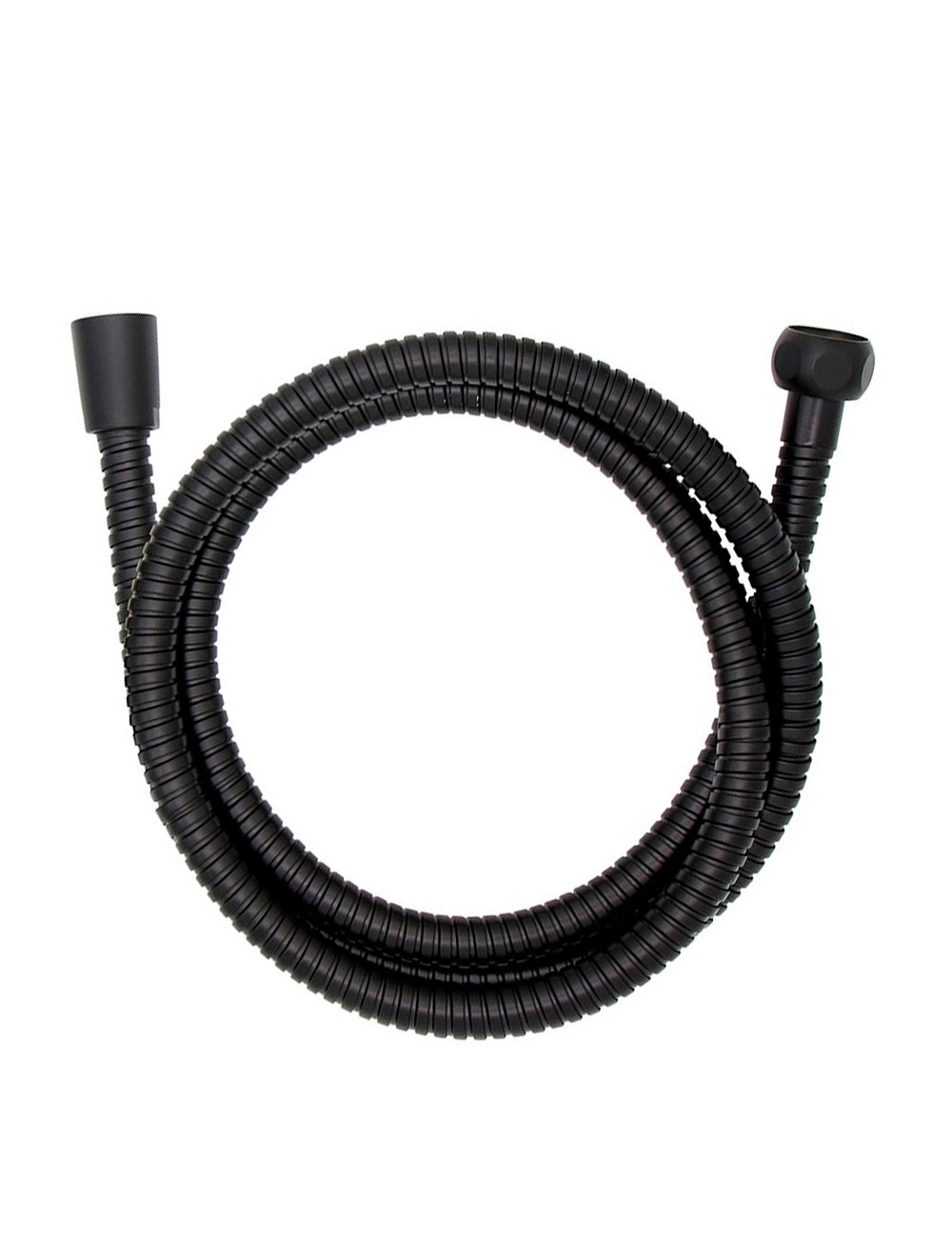 Flexo de ducha de acero inoxidable 150 cm negro