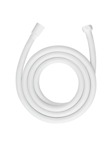 Flexo de ducha design 175 cm blanco mate