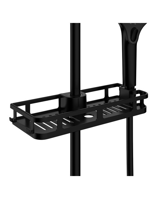 Cesto de ducha libertà negro 28,5 x 4 x 11,5 cm