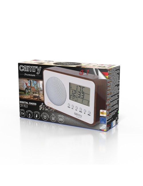 Radio digital fm cr 1153, 18,4 x 11,6 x 5,9 cm