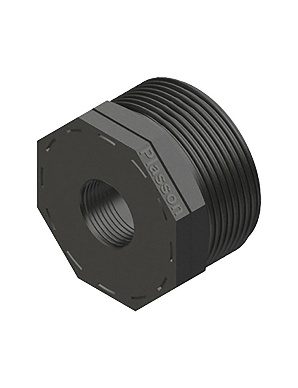 Reducción rosca macho/hembra polipropileno 1" x 3/4"