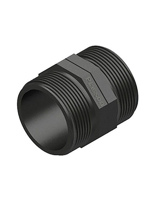 Manguito rosca macho polipropileno 1/2"