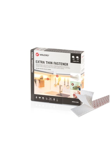 Cinta adhesiva extrafina blanca 20 mm x 25 m