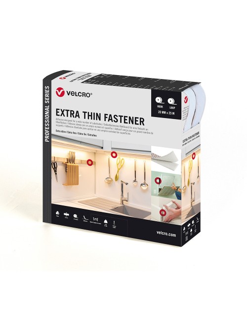 Cinta adhesiva extrafina blanca 20 mm x 25 m