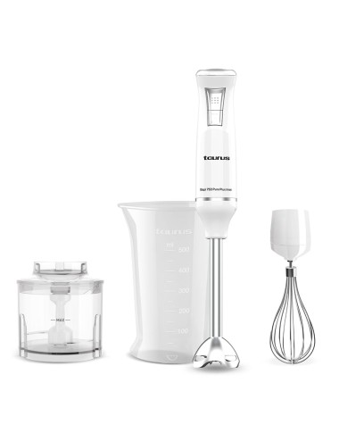 Batidora de vaso picadora pure plus inox 750 w