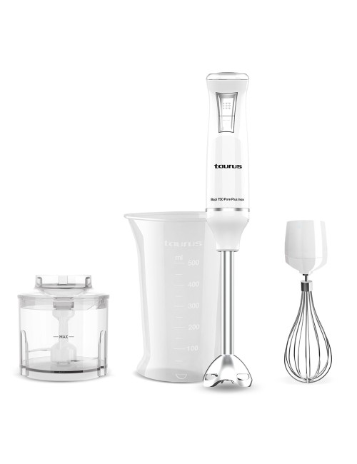 Batidora de vaso picadora pure plus inox 750 w