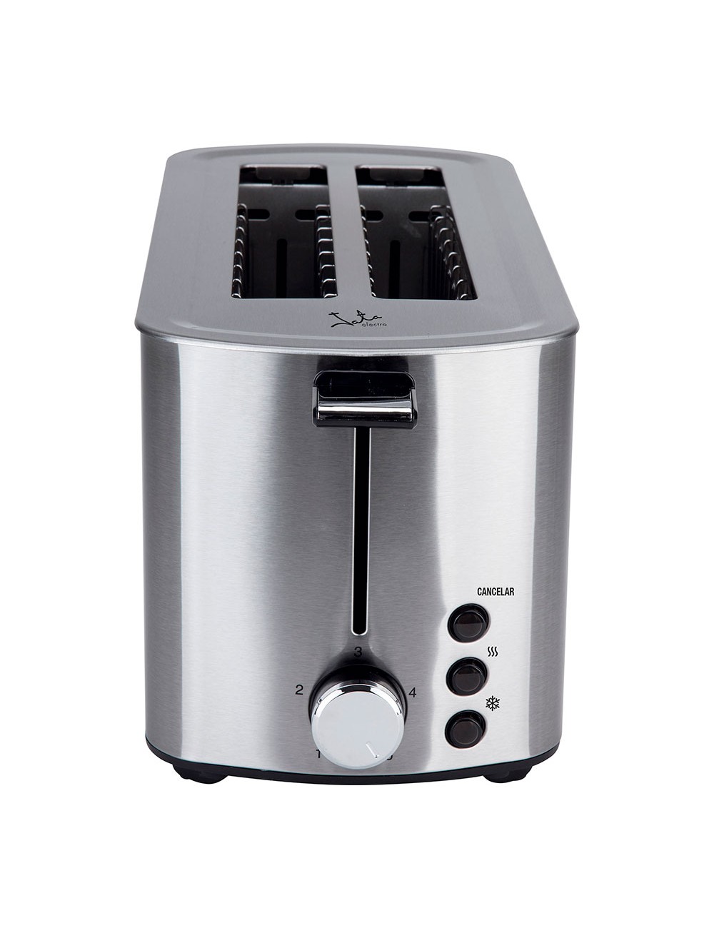 Tostadora inox. con 2 ranuras 1400 w