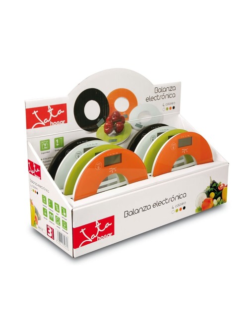 Bascula redonda 5 kg colores surtidos