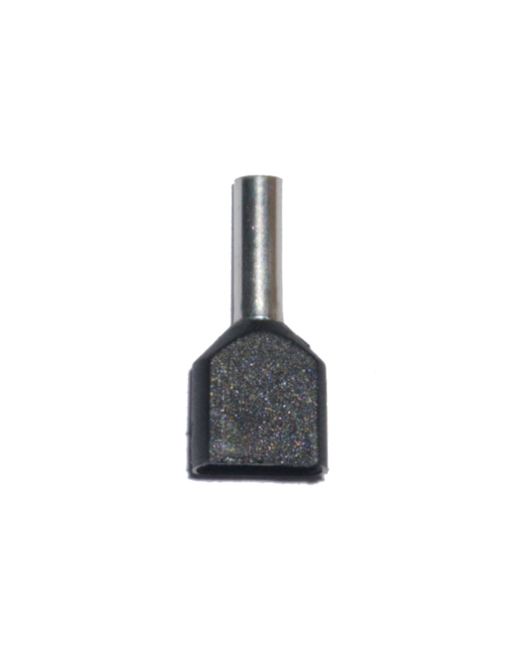 Puntera aislada 01,50 mm, doble, negra, 100 uds