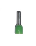 Puntera aislada 06,00 mm, verde, 100 uds