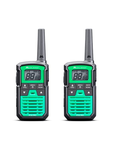 Walkietalkies xt-30 pro c1463, 16 canales pmr446, verdes