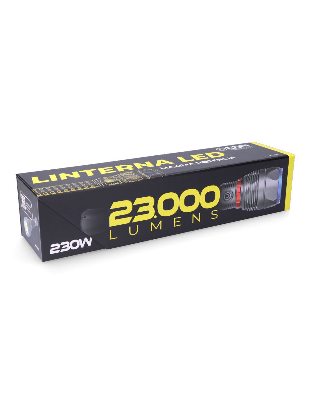 Linterna led de largo alcance 23000 lm