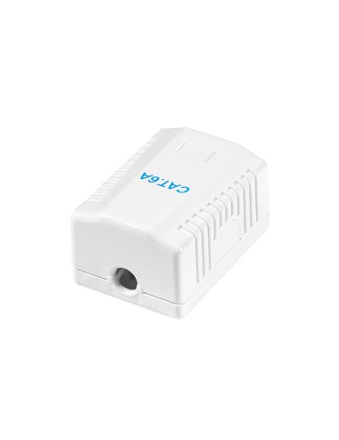 Caja de superficie 1 conector rj45 cat. 6a apantallado