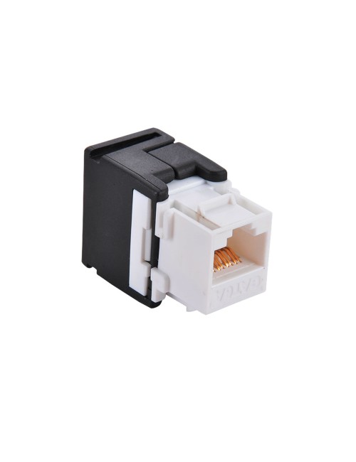 Conector hembra rj45 utp cat.6 keystone 180°