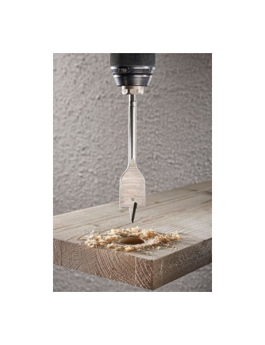 Broca de pala, vástago hexagonal, ø25,00 x 152 mm