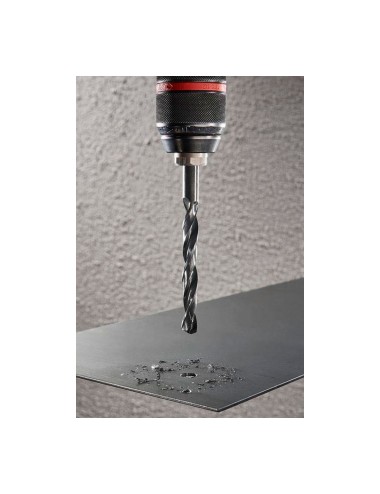 Broca para metal hss, forja por laminación, ø4,50x 80 mm