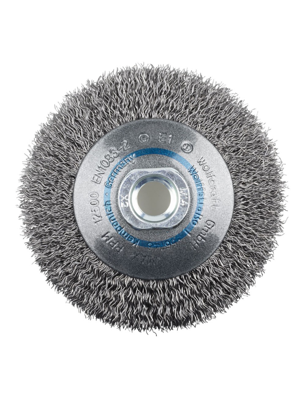 Cepillo cónico de alambre de acero, rosca m14, ø100 x 15 mm