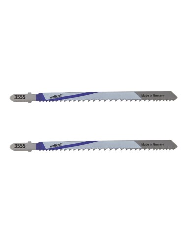 Hoja de sierra de calar bimetal 130 mm vástago t 2 uds