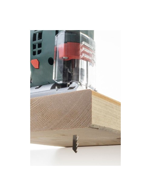 Hoja de sierra de calar hcs 100 mm vástago t madera corte basto 2 uds