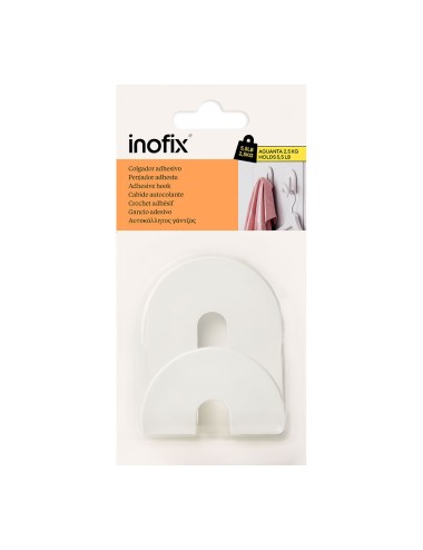 Colgador adhesivo calma blanco