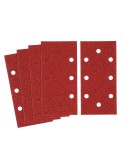 Hojas de lija perforadas de ajuste rápido 80 g, 93 x 190 mm, 5 uds