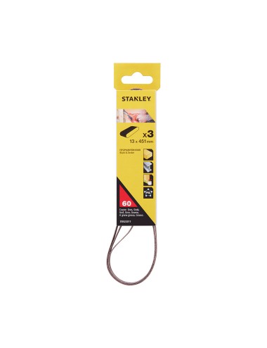 Cintas para lima eléctrica 60 g, 13 x 455 mm, 3 uds