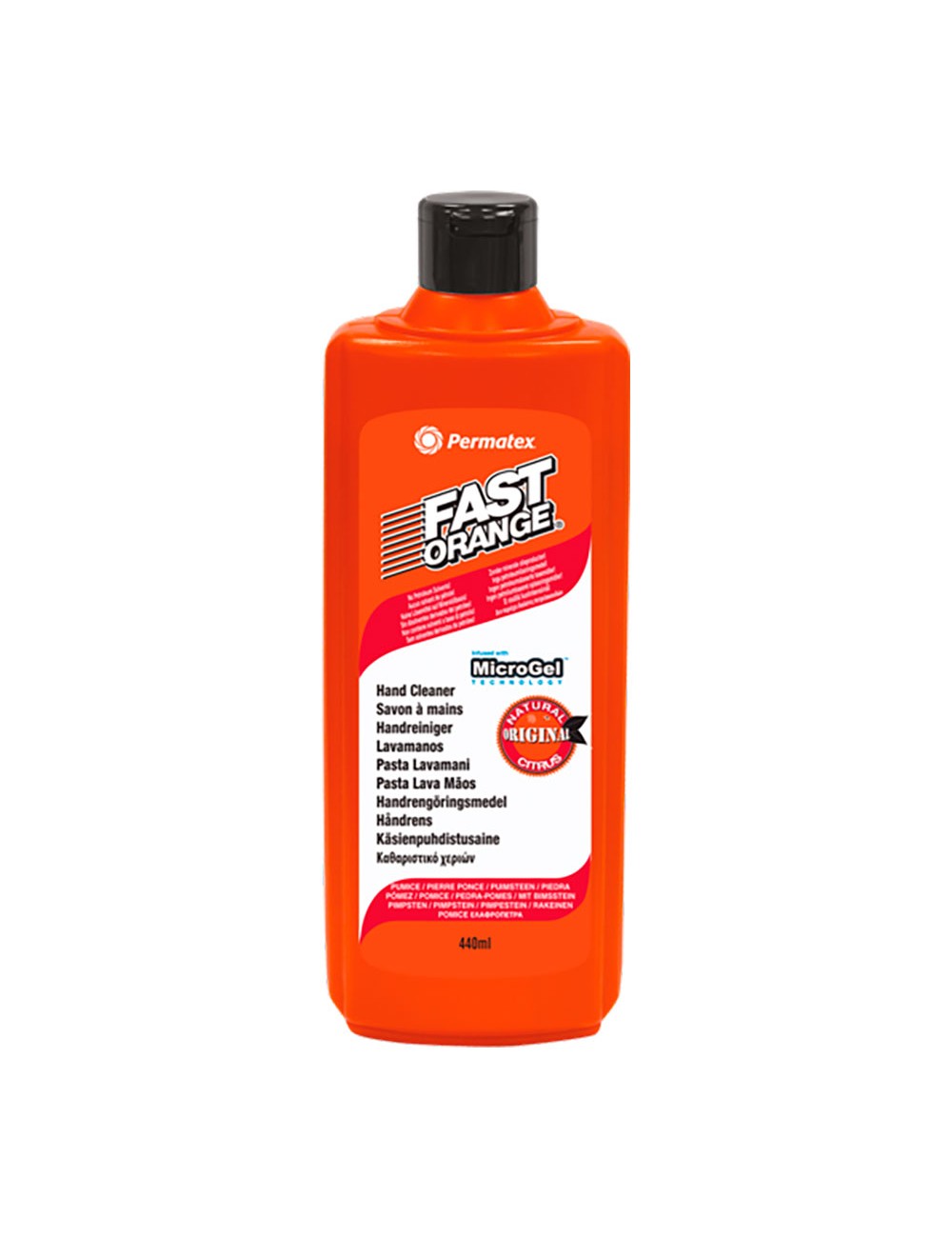 Jabón mecánico lavamanos fast orange 440 ml