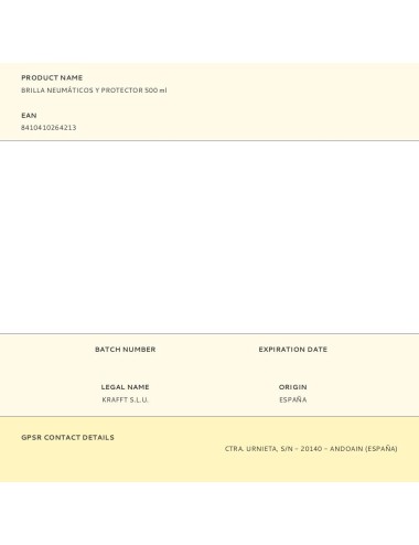 Brilla neumáticos y protector 500 ml