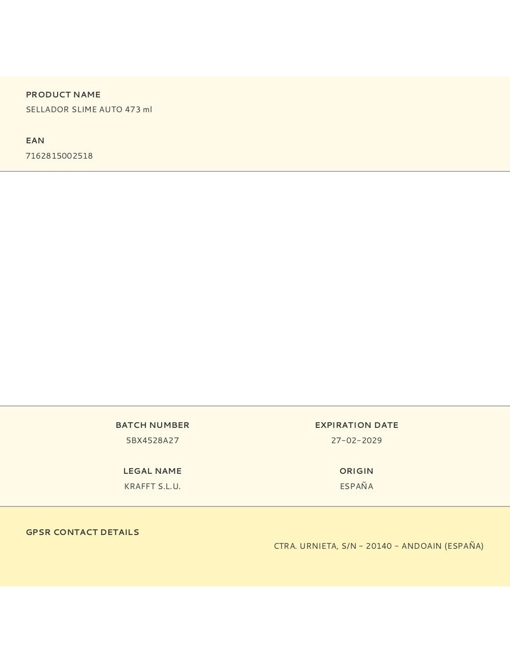 Sellador slime auto 473 ml