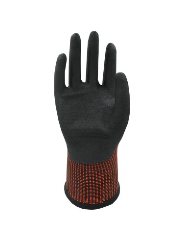 Guante nailon, palma recubierta nitrilo, t-09