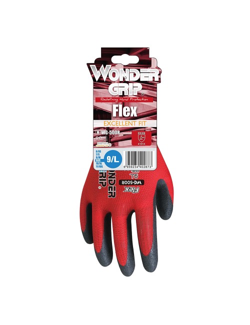 Guante nailon, palma recubierta nitrilo, t-10