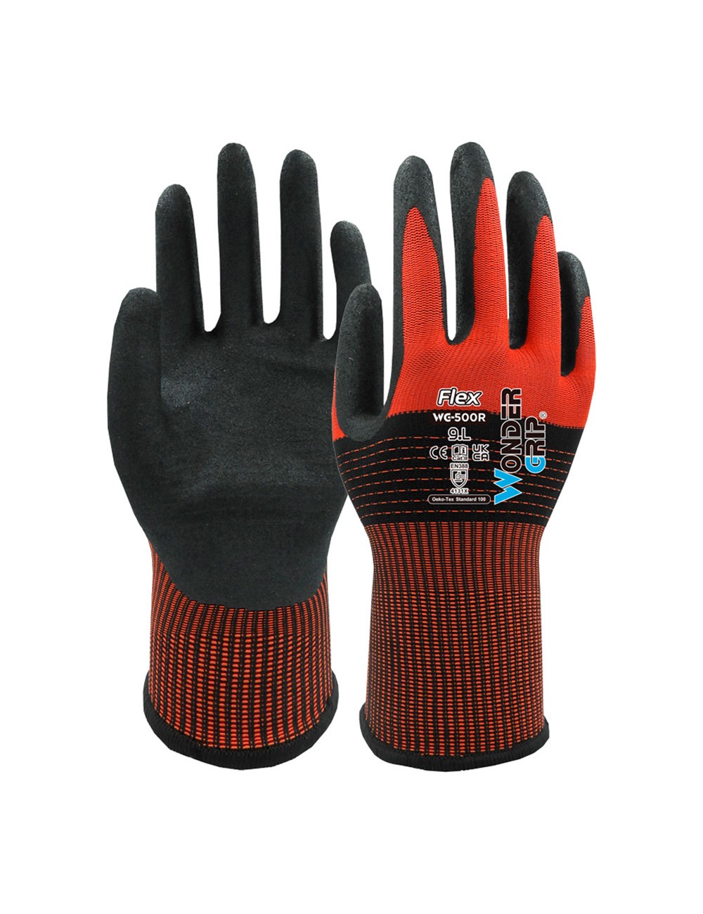 Guante nailon, palma recubierta nitrilo, t-11