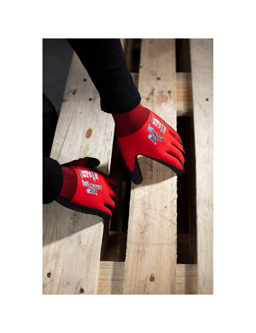 Guante nailon, palma recubierta nitrilo, t-11