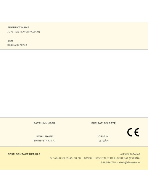 Joystick player pacman