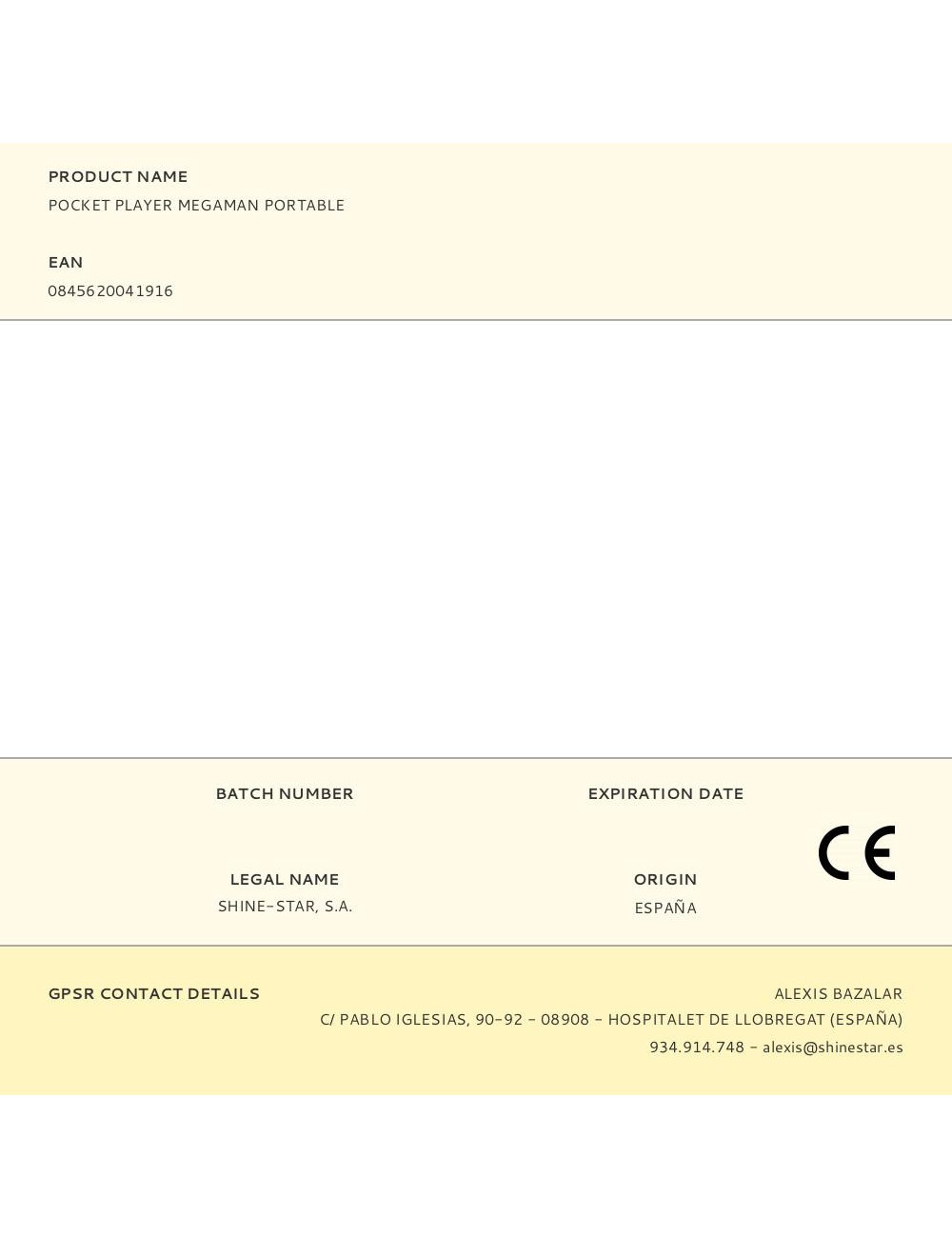 Pocket player megaman portable